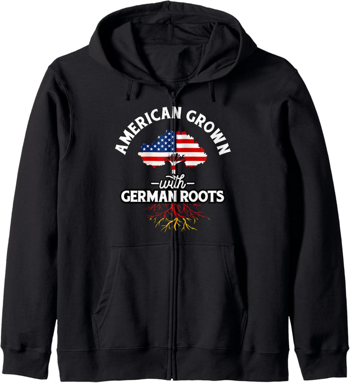 Amerikanisch mit deutschen Wurzeln angebaut - Deutsches Erbe Deutschland Kapuzenjacke