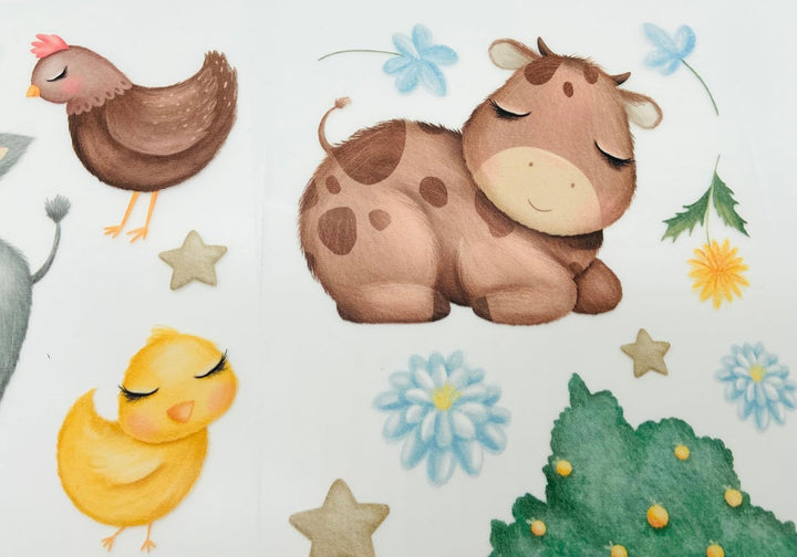 Bügelbilder Set für Textilien DIN A4 Kinder Mädchen Jungen Pferde Weihnachten gross klein Aufbügelbi