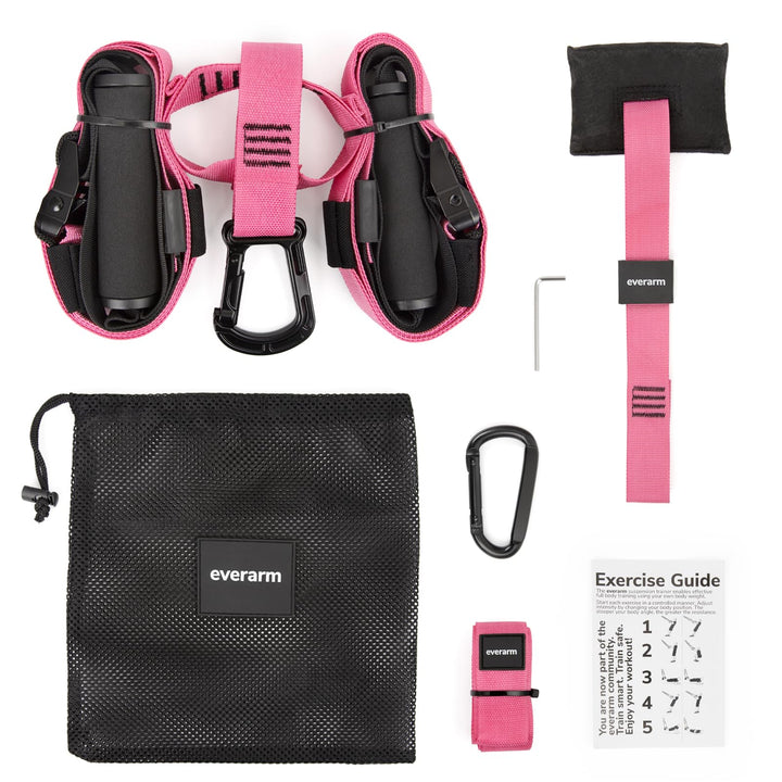 Schlingentrainer Set mit Türanker - Profi Suspension Trainer für Ganzkörpertraining - Sling Trainer