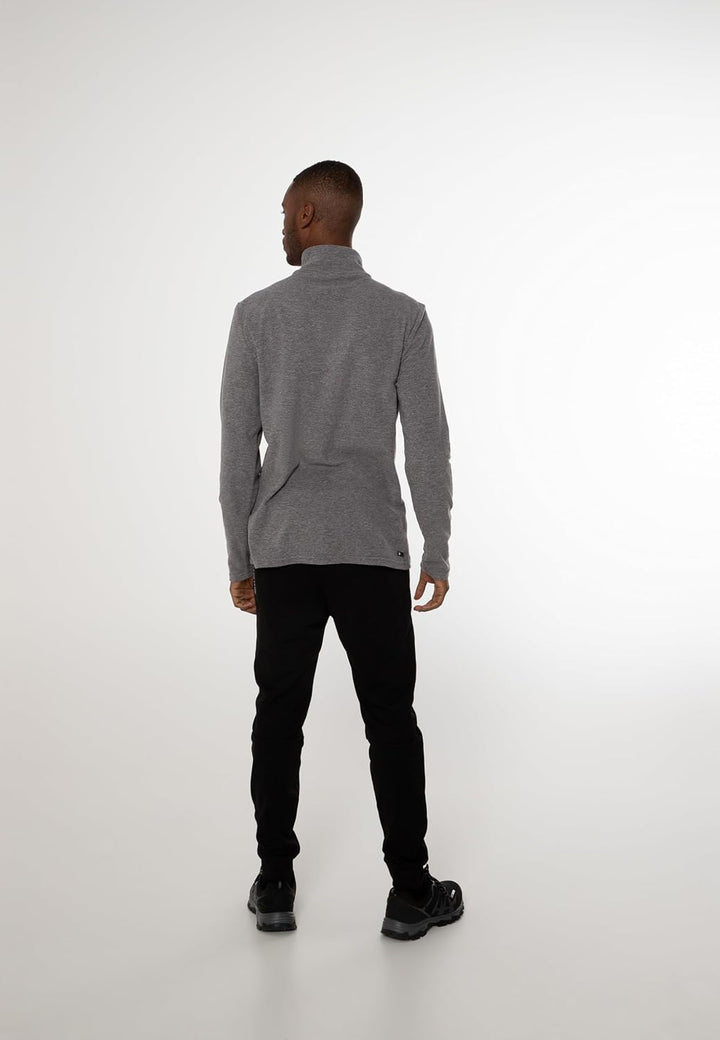 Protest Herren Perfectym Fleece S Dark Grey Melee, S Dark Grey Melee