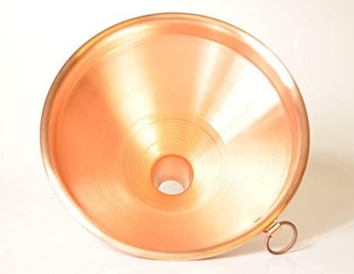 CopperGarden Trichter aus blankem Kupfer I Einfülltrichter 20cm Durchmesser I Kupfertrichter zum Ein