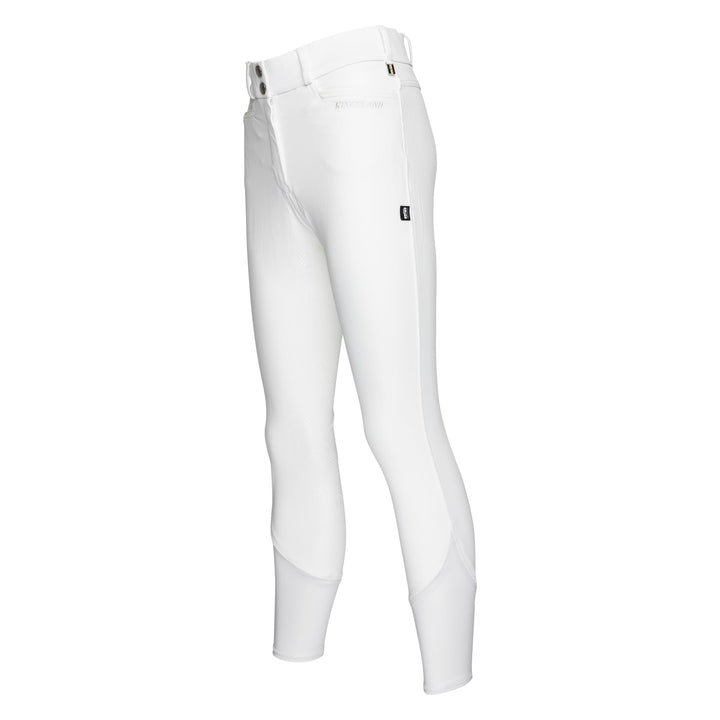Kingsland Damen Reithose Silikon Vollbesatz KLKadi E-Tec schwarz 36 Weiss, 36 Weiss