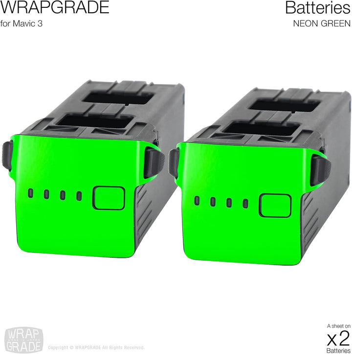 WRAPGRADE Skin Kompatibel mit DJI Mavic 3 Pro Accent Color (Neon Green) Neon Green / Pro, Neon Green
