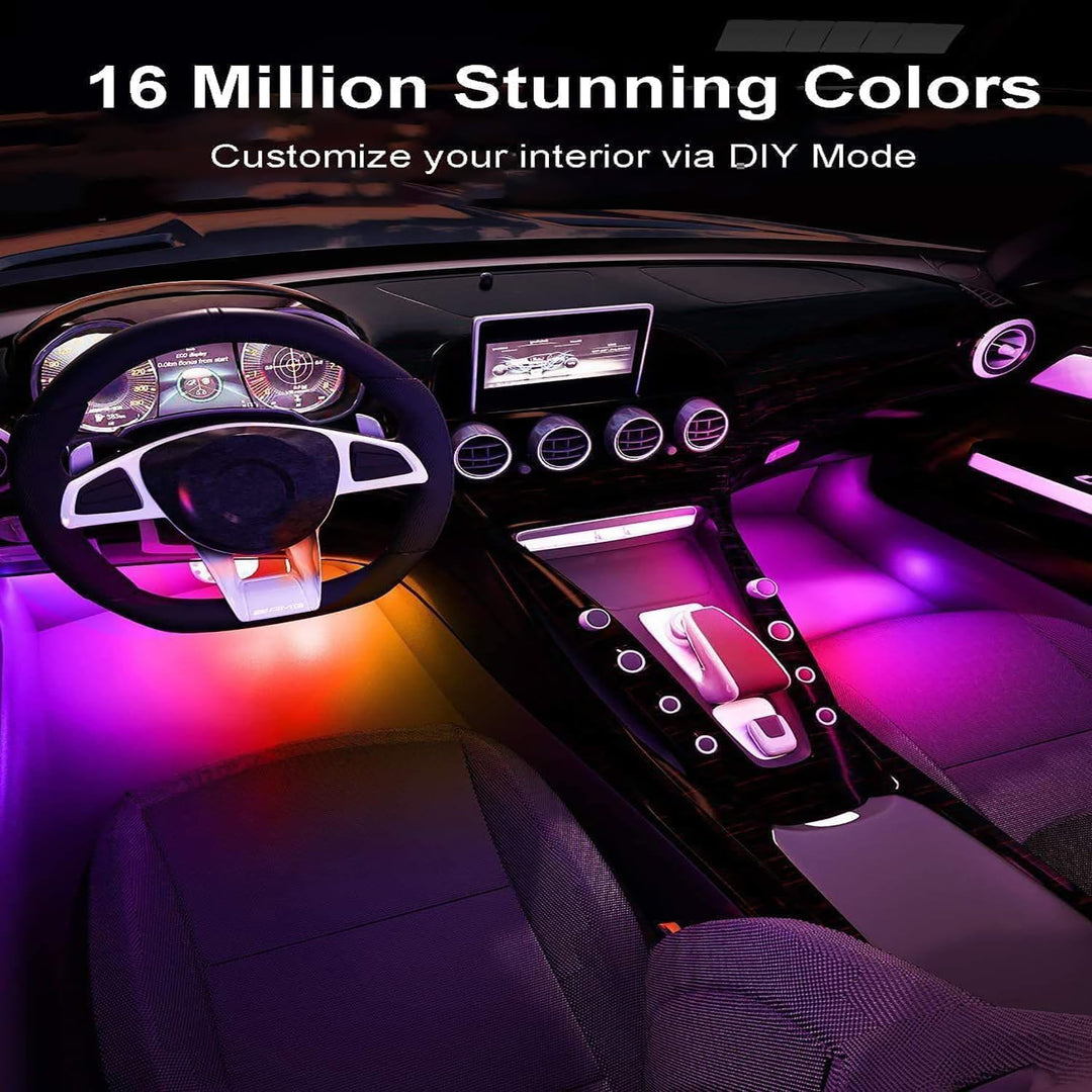 Sunshine smile Auto LED Innenbeleuchtung,110cm Ambientebeleuchtung Auto Strip, USB-Innenraumbeleucht