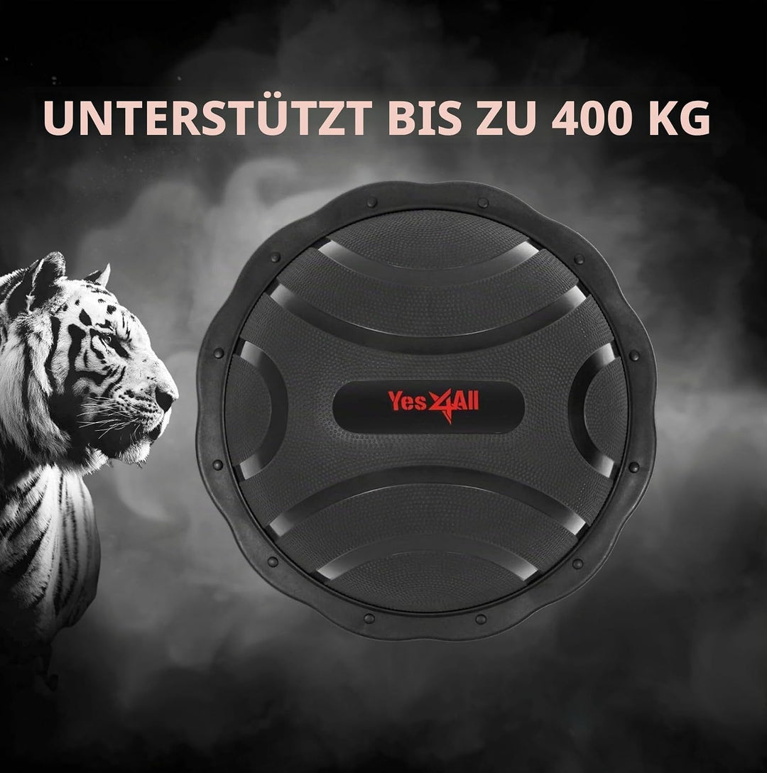 Yes4All Balance Ball Trainer Half Ball, Premium-Balance-Trainer-Board mit 60cm Rutschfester Ballober