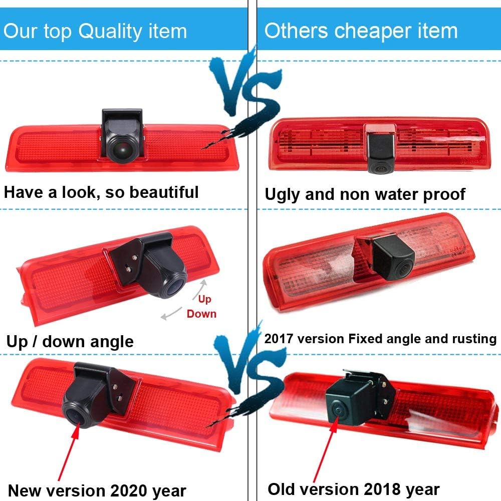 Auto Bremsleuchte Rückfahrkamera Van Transporter Bremslicht für VW Caddy Life 2K Facelift III Kasten