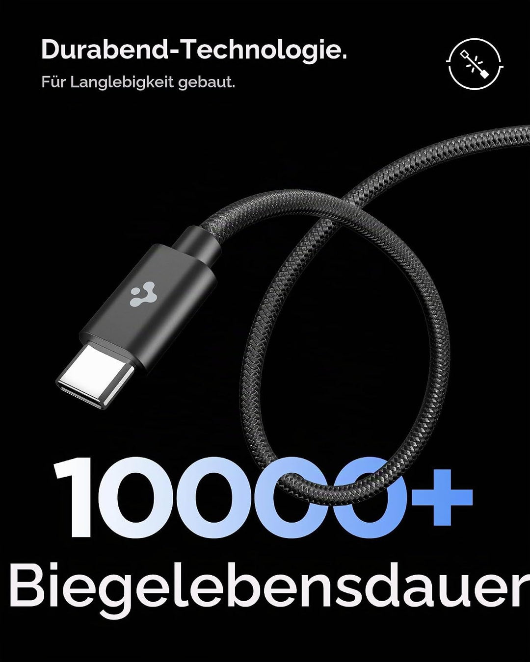 Spigen ArcStation Essential GaN 45W USB-C Ladegerät, Fast Charger, Schwarz Schwarz 45W 1-Port, Schwa