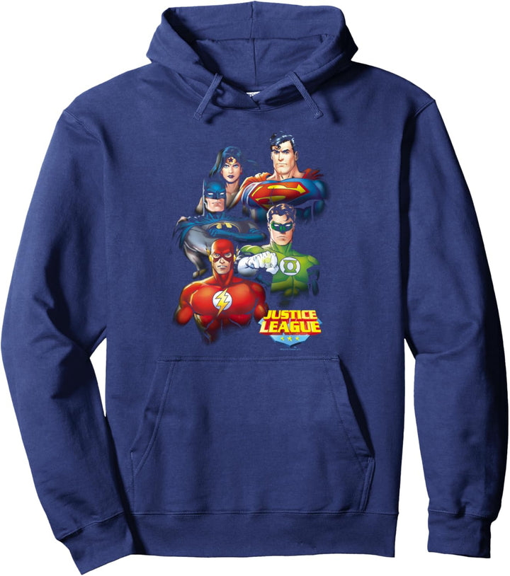 Justice League Group Portrait Pullover Hoodie
