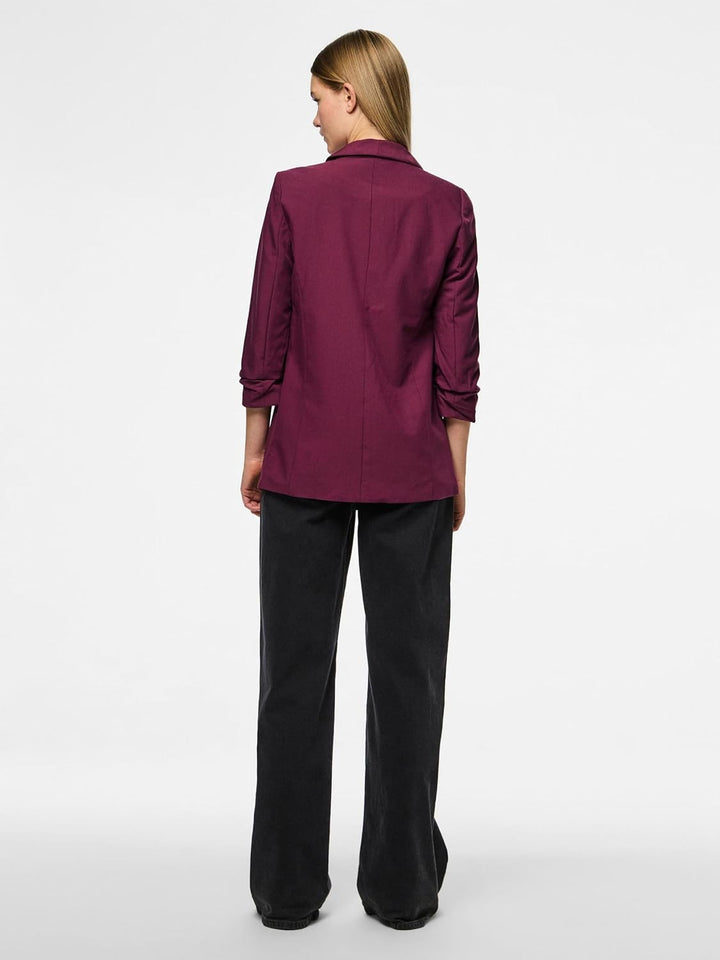 PIECES Female Blazer PCBOSELLA M Grape Wine, M Grape Wine