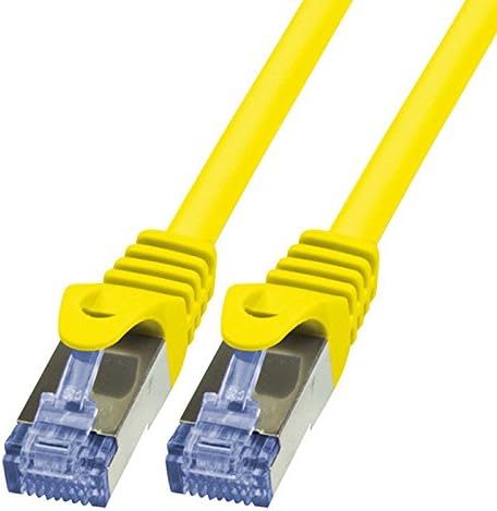 BIGtec LAN Kabel 50m Netzwerkkabel Ethernet Internet Patchkabel CAT.6a weiss Gigabit SFTP doppelt ge