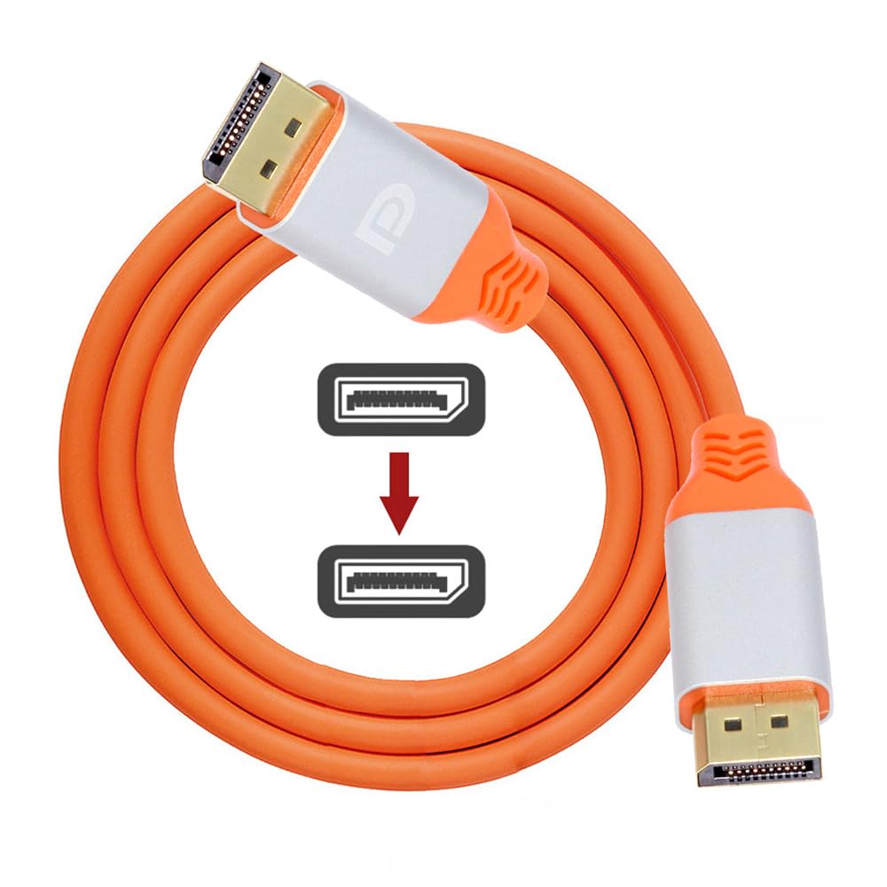 xiwai DP Displayport auf DP 4K Stecker auf Stecker High Flex Ultra Soft Monitorkabel Hyper Super Fle