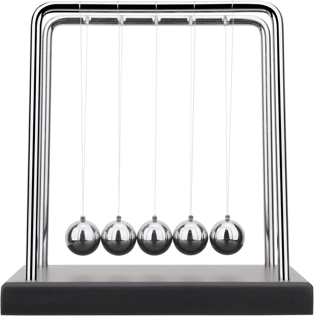 QLKUNLA Newtons Cradle Balance Balls Wissenschaft Physik Gadget Desktop Dekoration Kinetische Bewegu