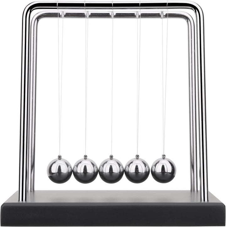 QLKUNLA Newtons Cradle Balance Balls Wissenschaft Physik Gadget Desktop Dekoration Kinetische Bewegu