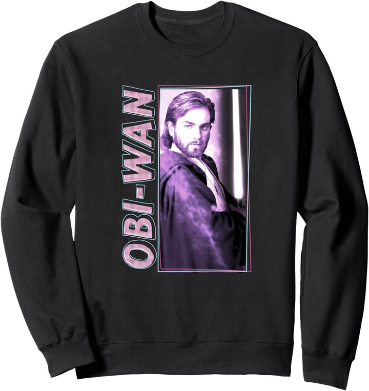 Star Wars Obi-Wan Kenobi Purple Hue Portrait Sweatshirt