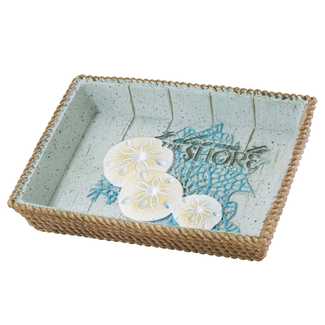Avanti Linens Beachcomber Collection, Harz, Mehrfarbig, Seifenschale Soap dish Mehrfarbig, Soap dish