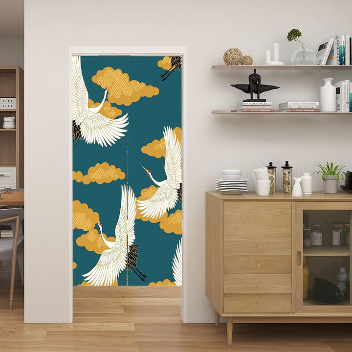 LIGICKY Japanischer Stil Dick Noren Lang Vorhang TürVorhang Raumteiler Tapisserie für die Heimtextil
