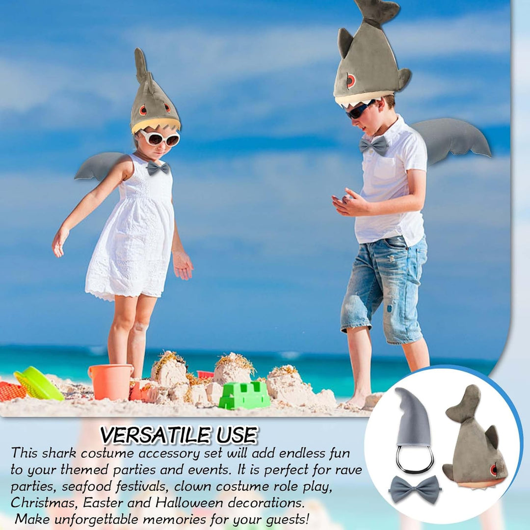 Lustige Hüte Plüschmütze Fischmütze Lustiger Hut Hai Kostüm Set - Lustige Hüte Plüschmütze Fischmütz
