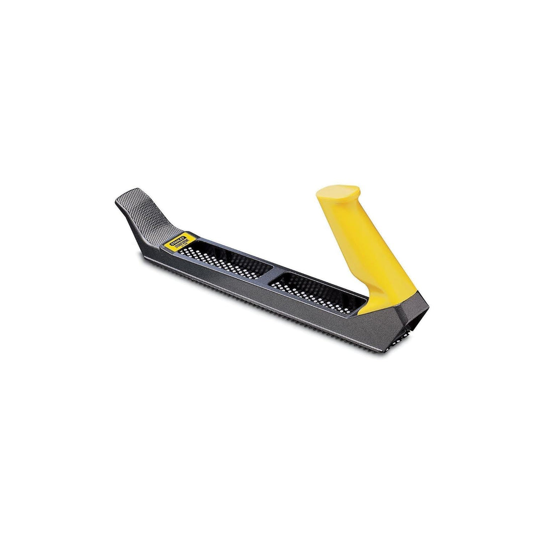 Stanley Surform Standardhobel (315 mm Länge, 255 mm Klingenlänge, fester Kunststoff-Handgriff, zum H