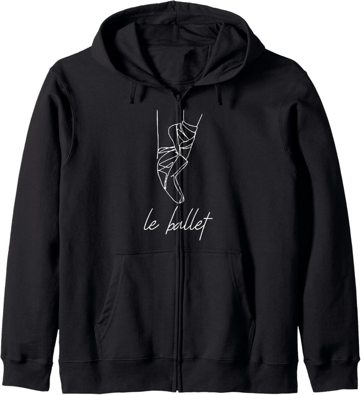 Le Ballet Pointe Shoe Terms Dance Kapuzenjacke