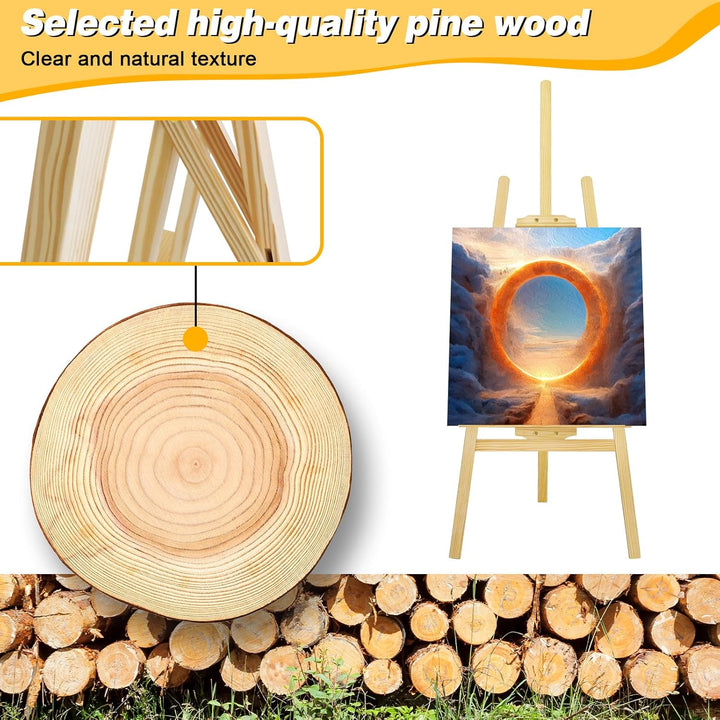 Studio-Staffelei für Kunst, Handwerk, Display, Staffelei, 150 cm, Holz, Malerei, Leinwand, Ständer,