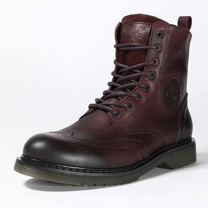 John Doe Motorradschuh Sixty | XTM| Threepoint Protection | Lederstiefel aus Rindsleder | Rutschfest