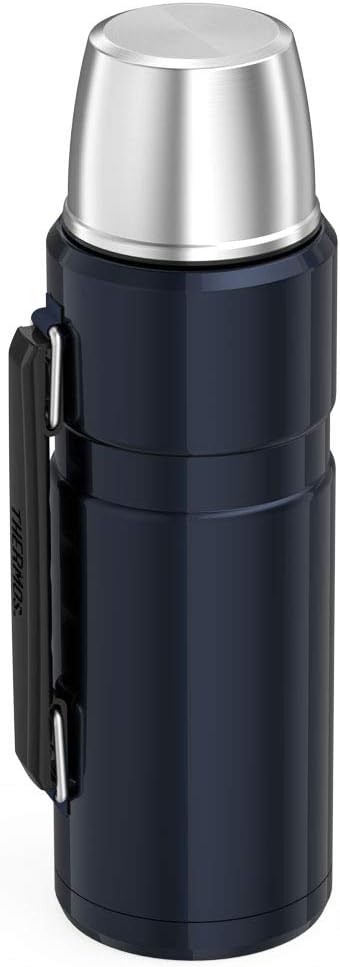 Thermos 183267 Stainless King Flask, Midnight Blue, 1.2 L &amp; Thermobecher Stainless King, Kaffeebeche