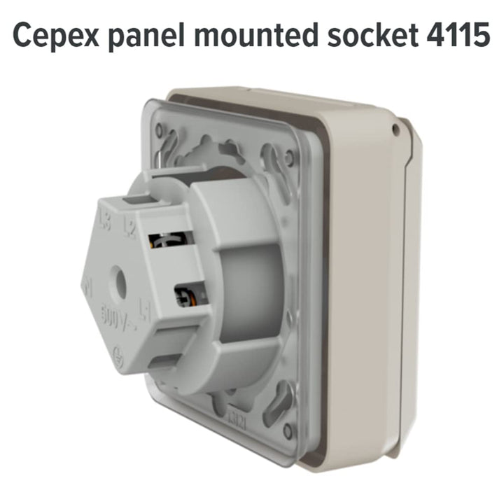 CEE-ANBAUDOSE IP44 16A5P MENNEKES 4115