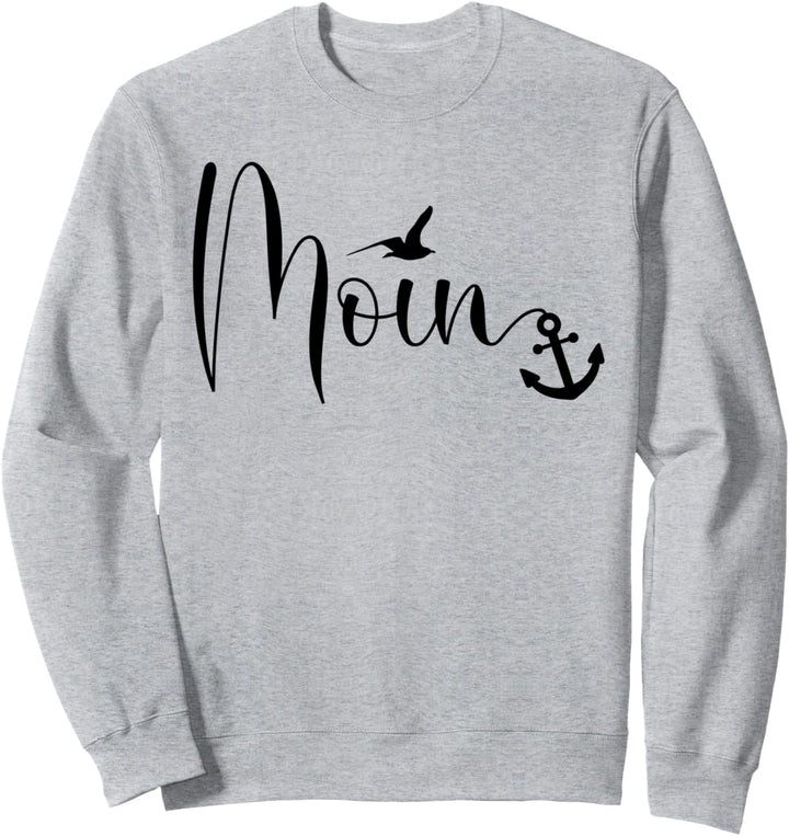 Anker Möwenplatte "Moin" Ostfriesische Nordsee Sweatshirt