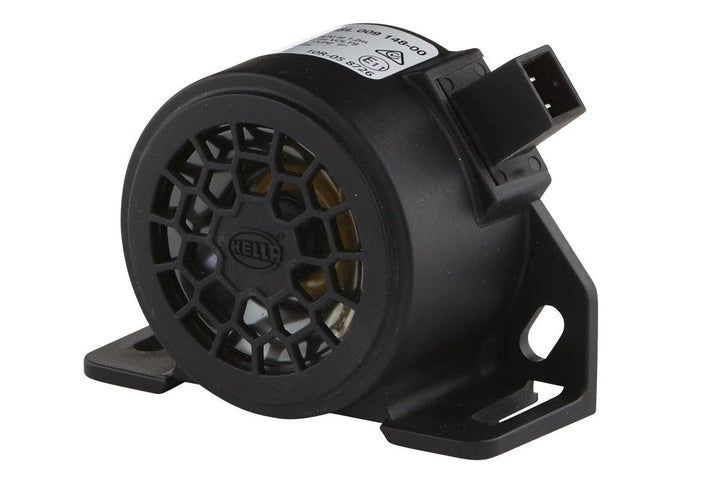 HELLA Rückfahrwarner BM20 - 90dB(A) - Starkton - Gehäusefarbe: schwarz - geschraubt - Stecker: AMP -