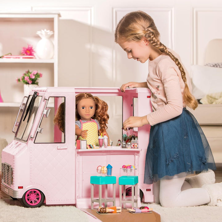 Our Generation 44718 BD37363-OG-Pinker Eiswagen-44718, 18"