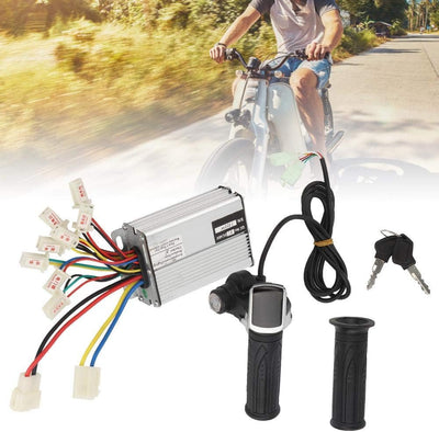 MAGT Elektro-Fahrradregler, 48V 1000W Motordrehzahlregler-Set Motor Controller Set mit Gasgriff und