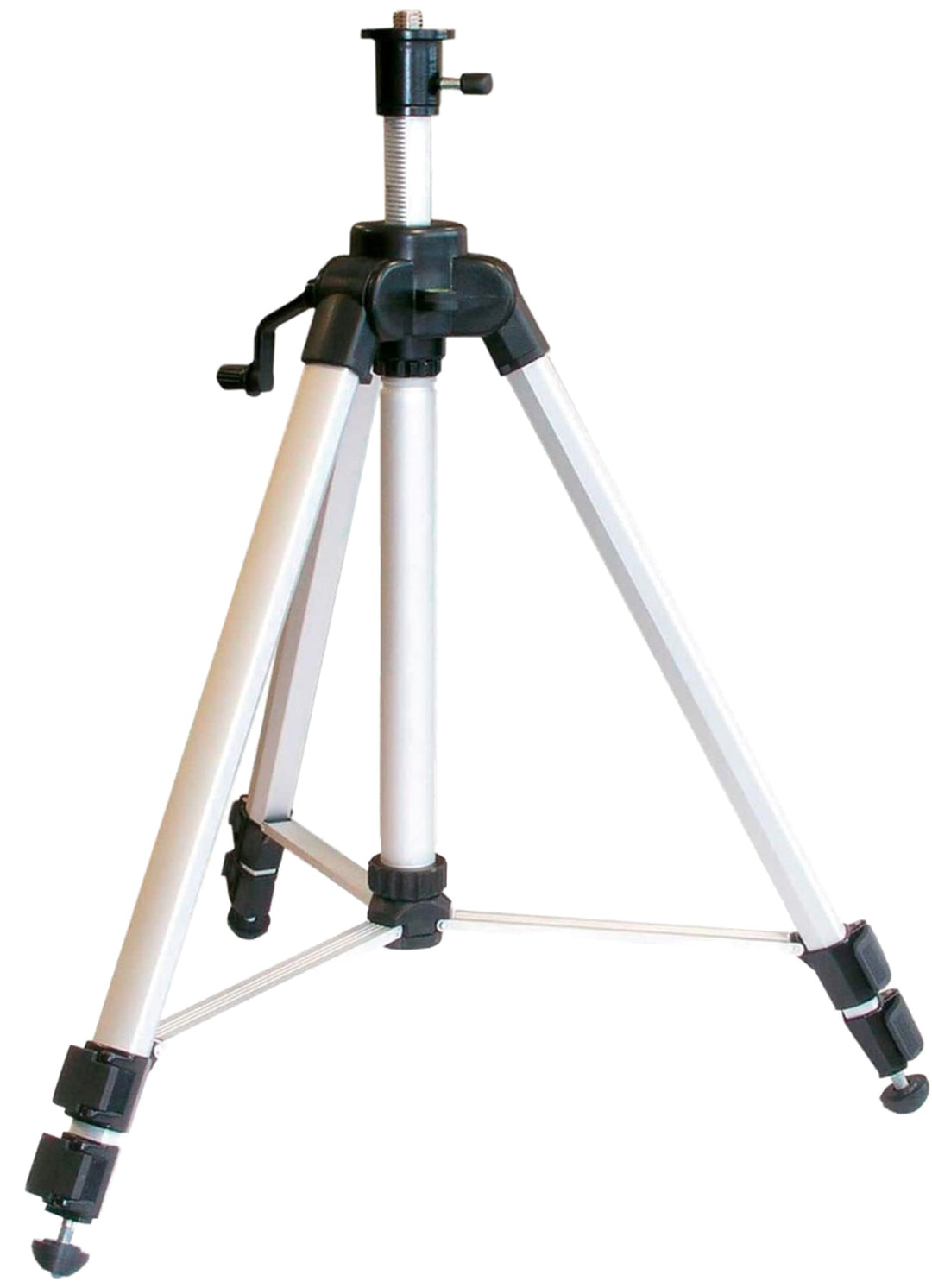 NEDO Kurbelstativ-Alu, leicht, 0,53-1,50 m, Auszug 300 mm, inkl. Wechselstativteller mit 1/4" und 5/