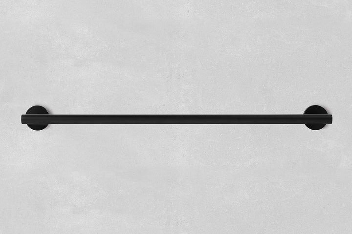 Ambrosya - Handtuchhalter aus Edelstahl in Schwarz - Bad Badezimmer Halter Halterung Handtuch Handtu