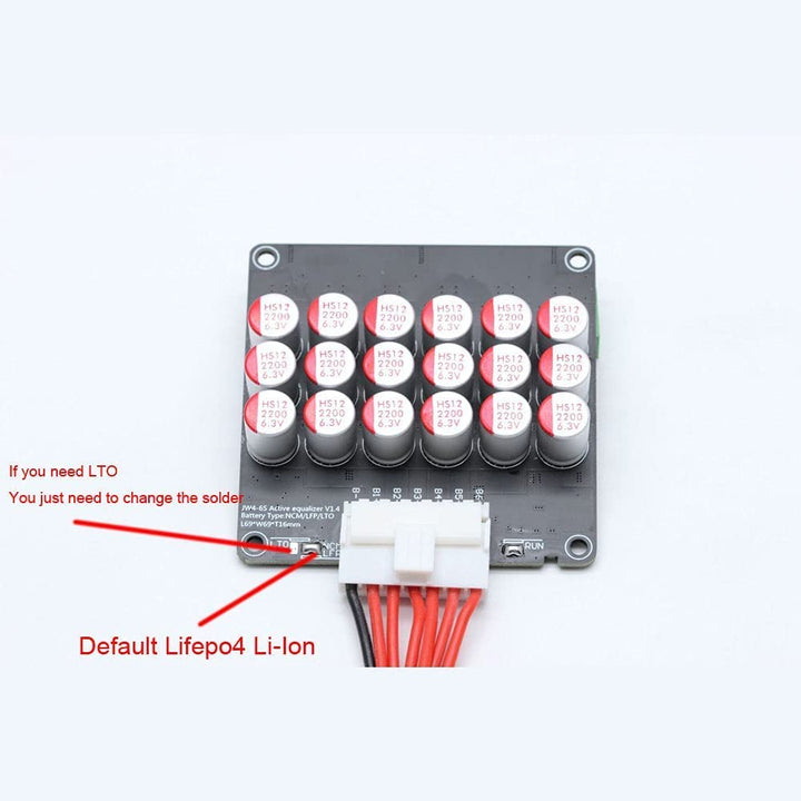 TECNOIOT 6S 5A Li-Ion Lifepo4 LTO Lithium Active Equalizer Balancer Kondensator 4S 5S 6S