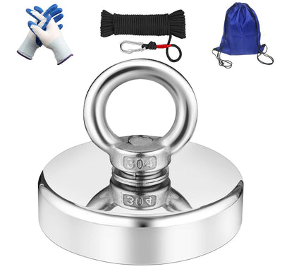 Wukong Super starker Neodym Magnet Set 250 kg Pull Force Durchmesser 75 mm Powerful Round Magnet mit