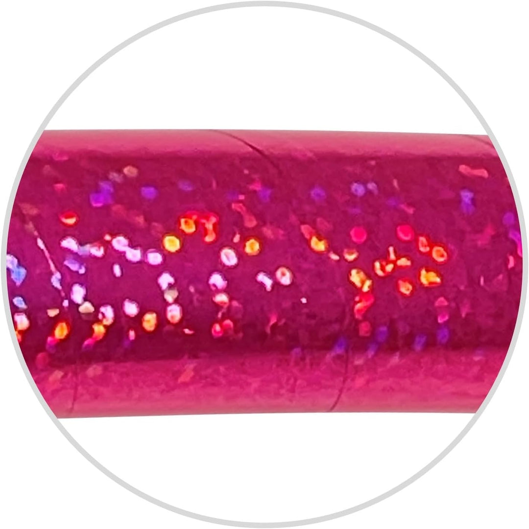 hoopomania Kinder Hula Hoop, Glitter Farben, Ø60/70/80cm Ø60cm Pink, Ø60cm Pink