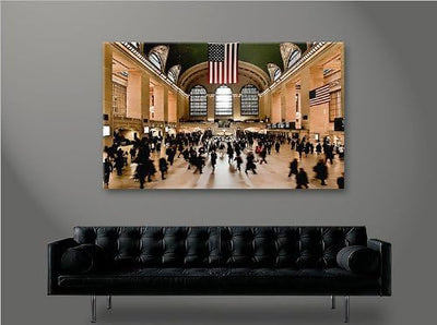 islandburner Bild Bilder auf Leinwand Grand Central Station 1p New York XXL Poster Leinwandbild Wand