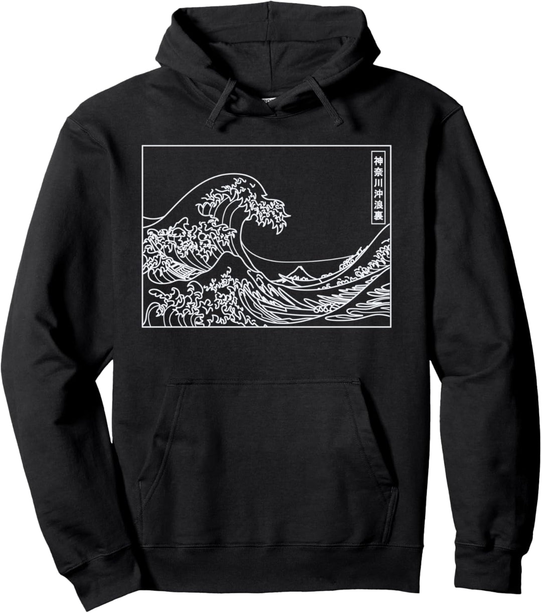 Welle vor Kanagawa Japanese Aesthetic Clothing Japan Egirl Pullover Hoodie