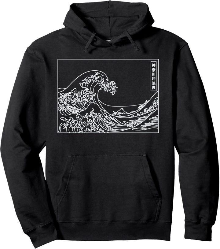 Welle vor Kanagawa Japanese Aesthetic Clothing Japan Egirl Pullover Hoodie