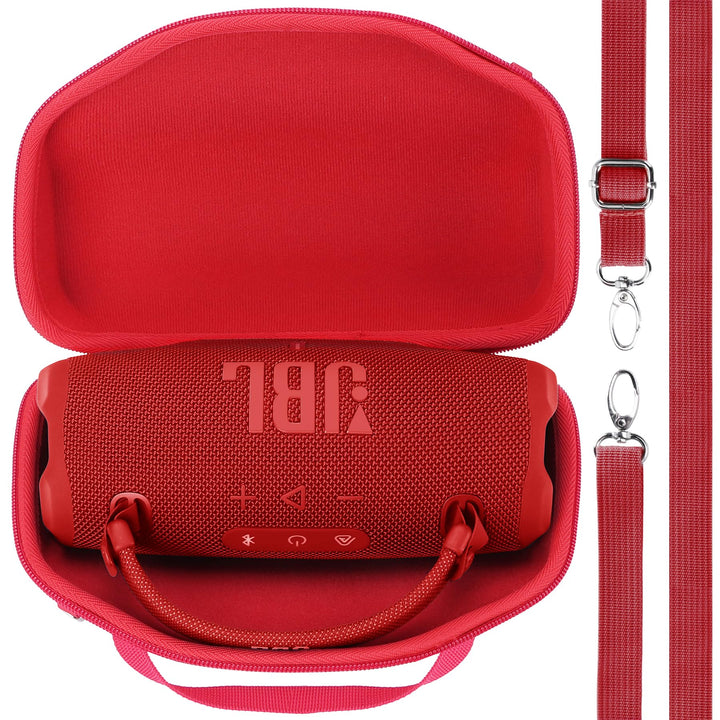Lebakort Hart Schutz Hülle Etui für JBL Charge 6 Tragbarer Lautsprecher | Reiseaufbewahrungstasche,