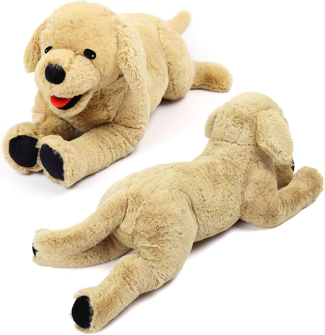 LotFancy Kuscheltier Hund Plüschtier 53cm, Stofftier Hund Golden Retriever, weich kuschelig Geschenk