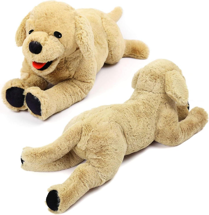 LotFancy Kuscheltier Hund Plüschtier 53cm, Stofftier Hund Golden Retriever, weich kuschelig Geschenk