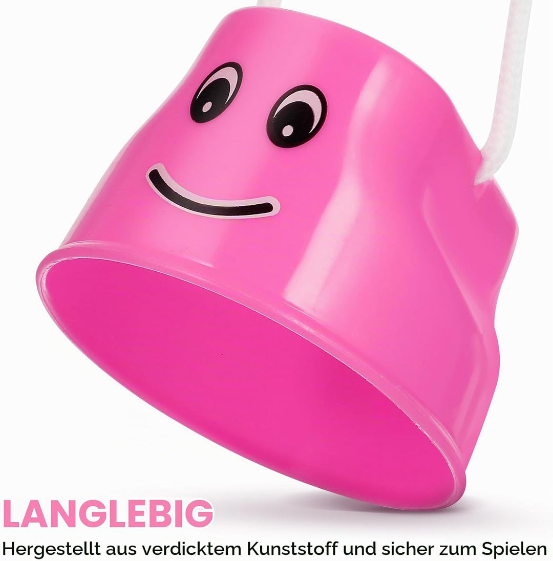 Toyvian 4 Stücke Topfstelzen Kinder Kunststoff Balance Training Sensorisches Training Spiel Kleinkin