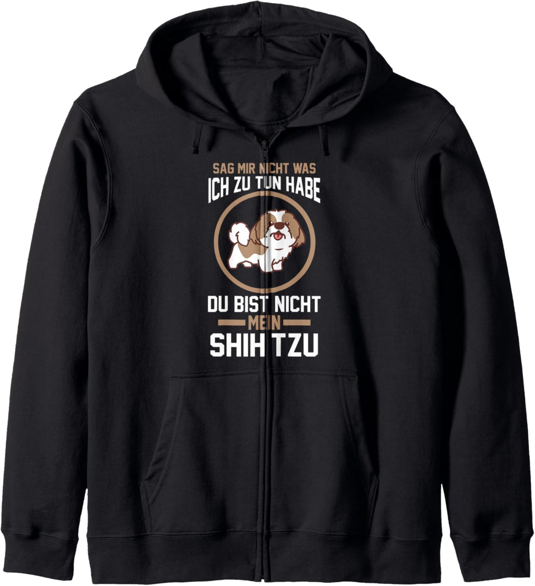 Hunde Hundebesitzer Shih Tzu Kapuzenjacke