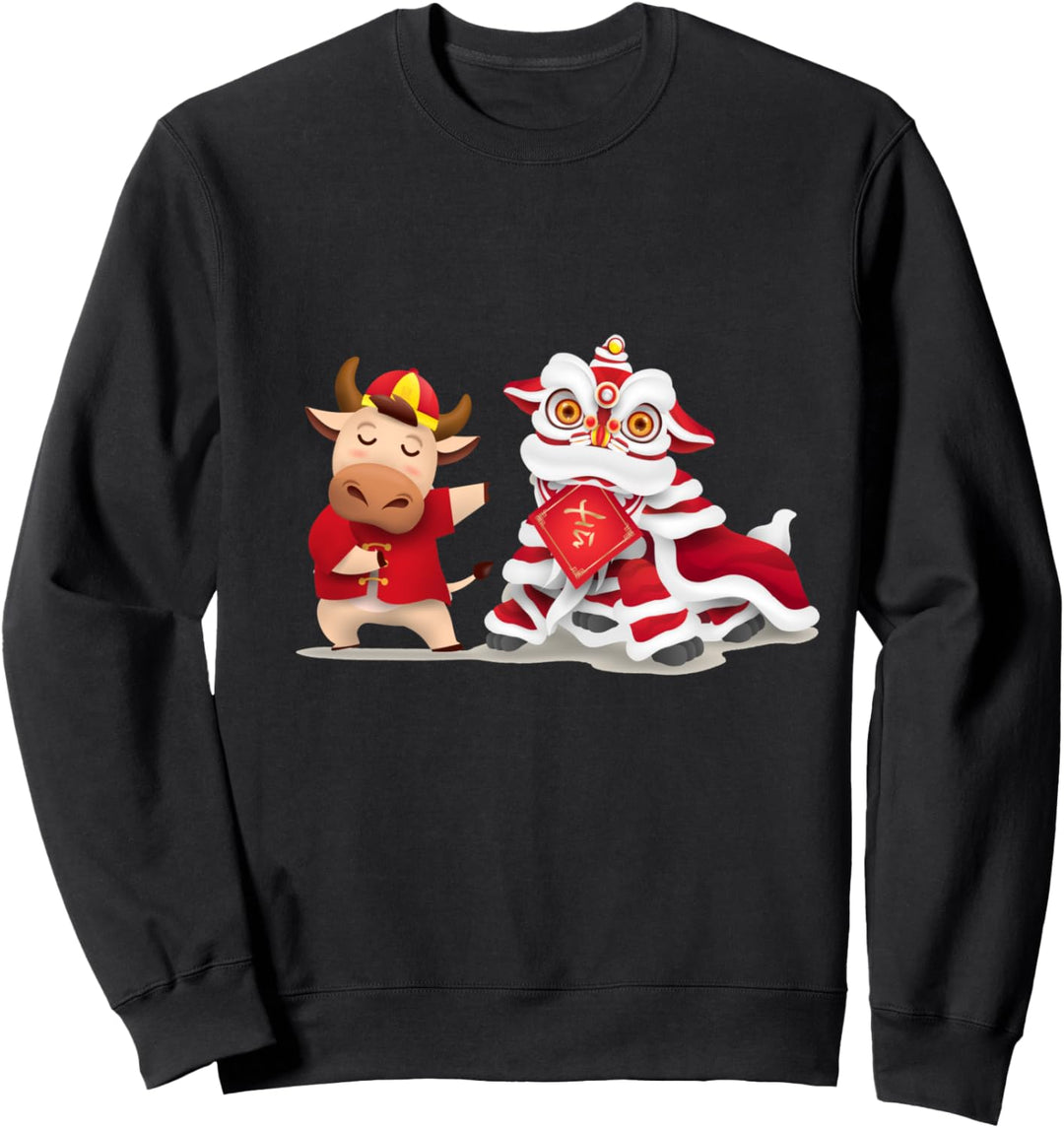 Chinesisches Neujahr 2021 - Löwentanzkopf - Horoskop Sweatshirt