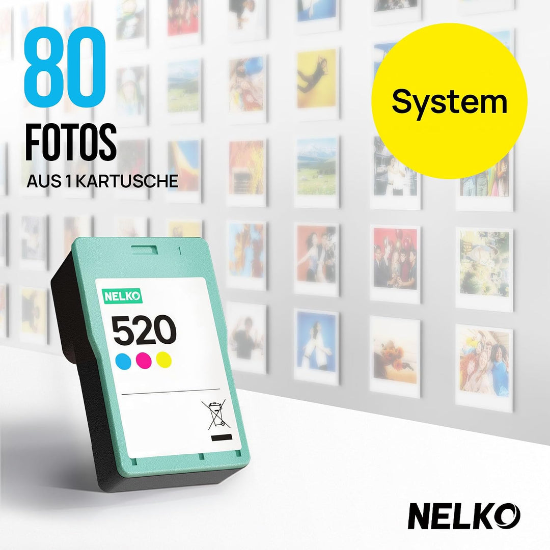 Nelko Fotodrucker PP01 Farbe Tragbarer Mini Fotodrucker, Rosa
