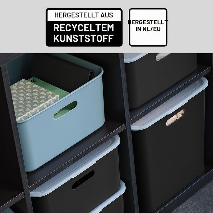 Sunware Sigma Home Aufbewahrungsboxen Klein 25L - 31,8 x31,8 x31,1cm - Kunststoff Aufbewahrungsbox O