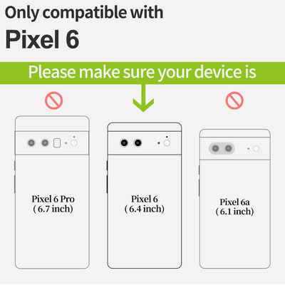 Carveit Handyhülle für Google Pixel 6 Case [Holz und TPU Silikon Hybrid hülle] Stossfeste Stossstang