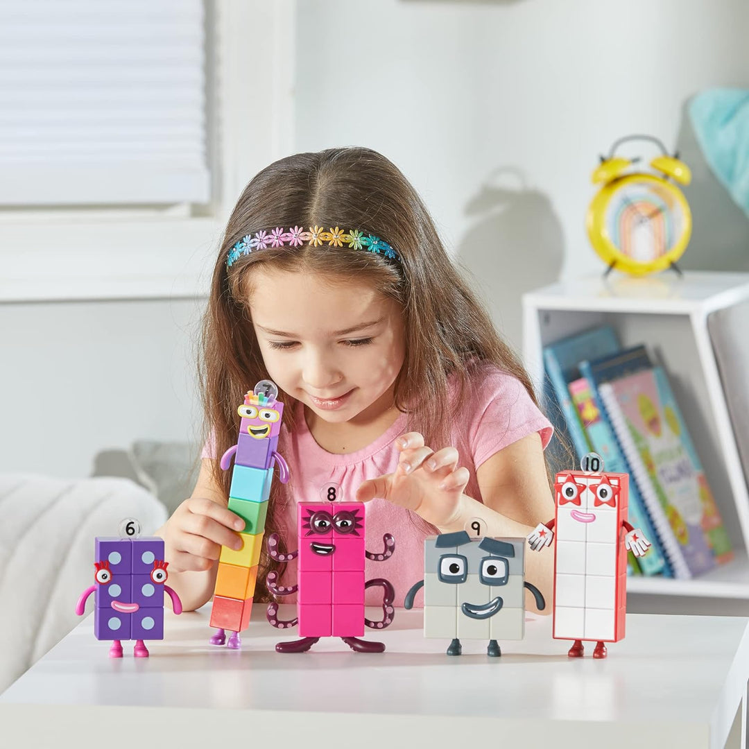 Learning Resources Numberblocks-Freunde Sechs bis Zehn, Spielfiguren, offizielle Sammelfiguren für K