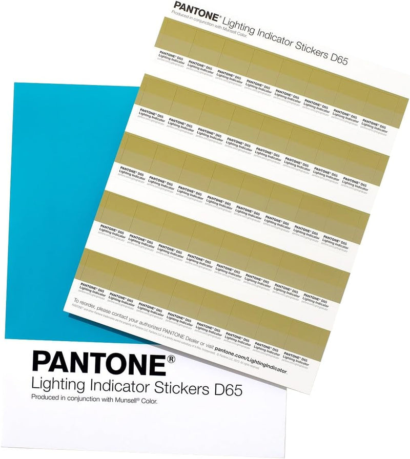 Pantone Lighting Indicator Stickers D65, LNDS-1PK-D65, mehrfarbig, Lighting Indicator Stickers D65